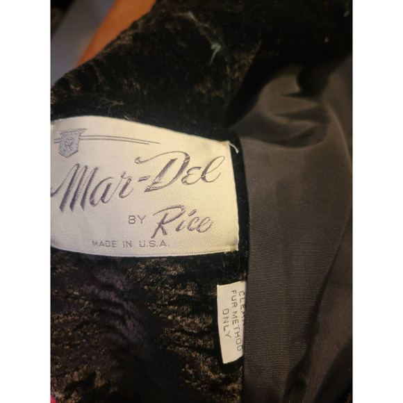 🖤 Vintage 60s Faux Fur Coat - Picture 3 of 13